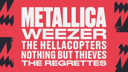 Metallica + Weezer + The Hellacopters concert à Bilbao