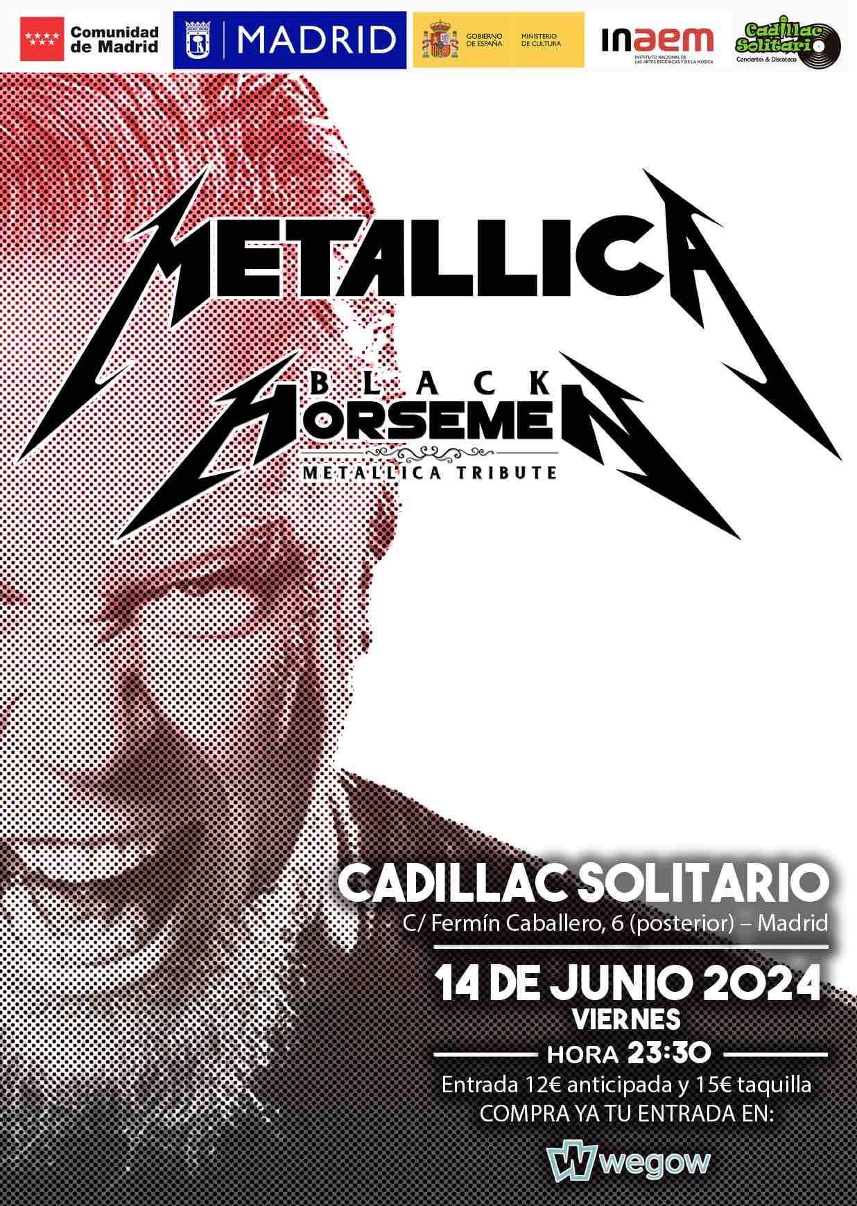 Fotografía promocional de Black Horsemen - Concierto Tributo a Metallica (Madrid)