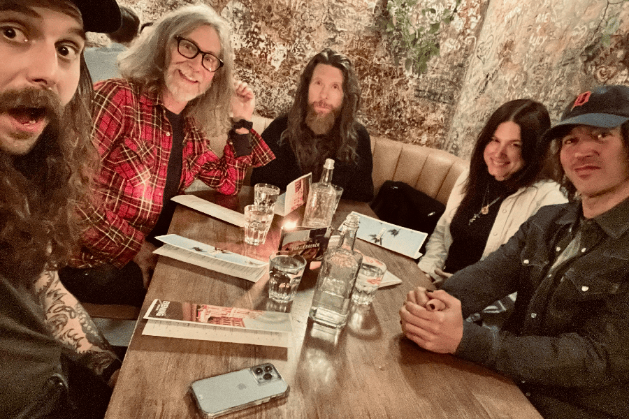 Fotografía promocional de Black Mountain en Madrid