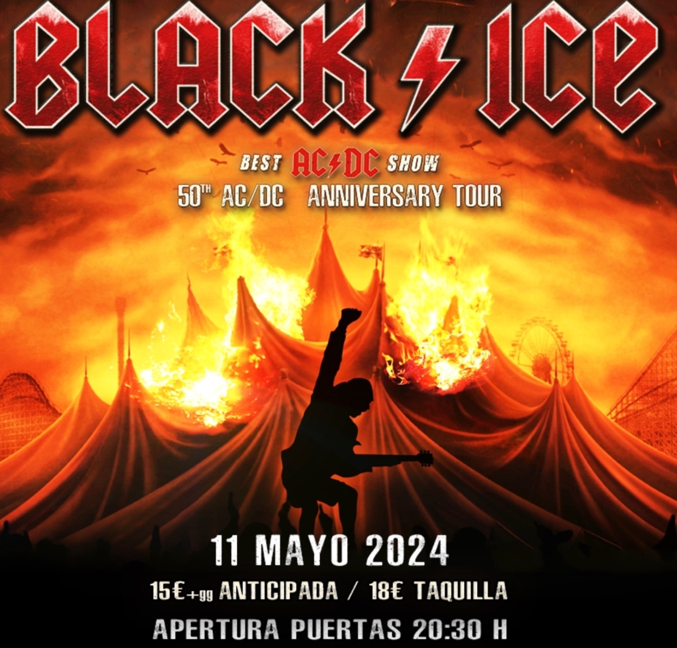 Fotografía promocional de BLACK/ICE -- Best AC/DC Show -- GIJÓN