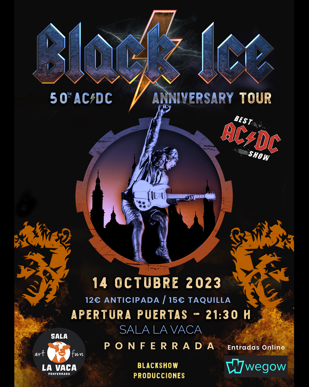 Fotografía promocional de BLACK/ICE -- Best AC/DC Show -- PONFERRADA
