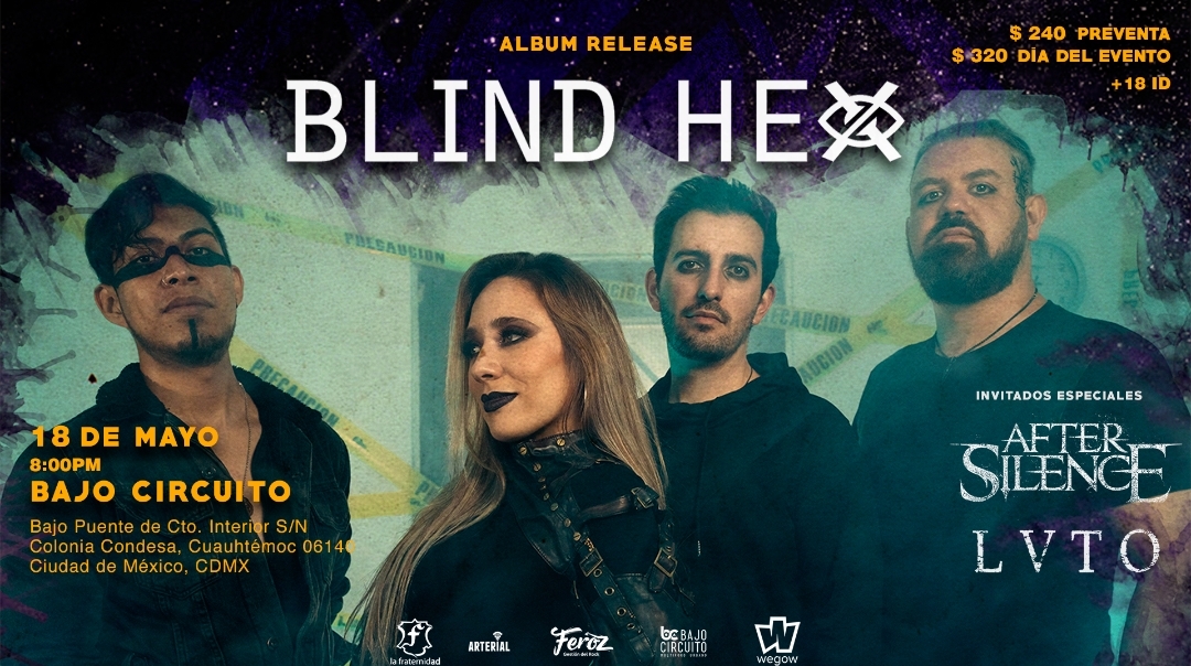 Fotografía promocional de Blind Hex en Bajo Circuito