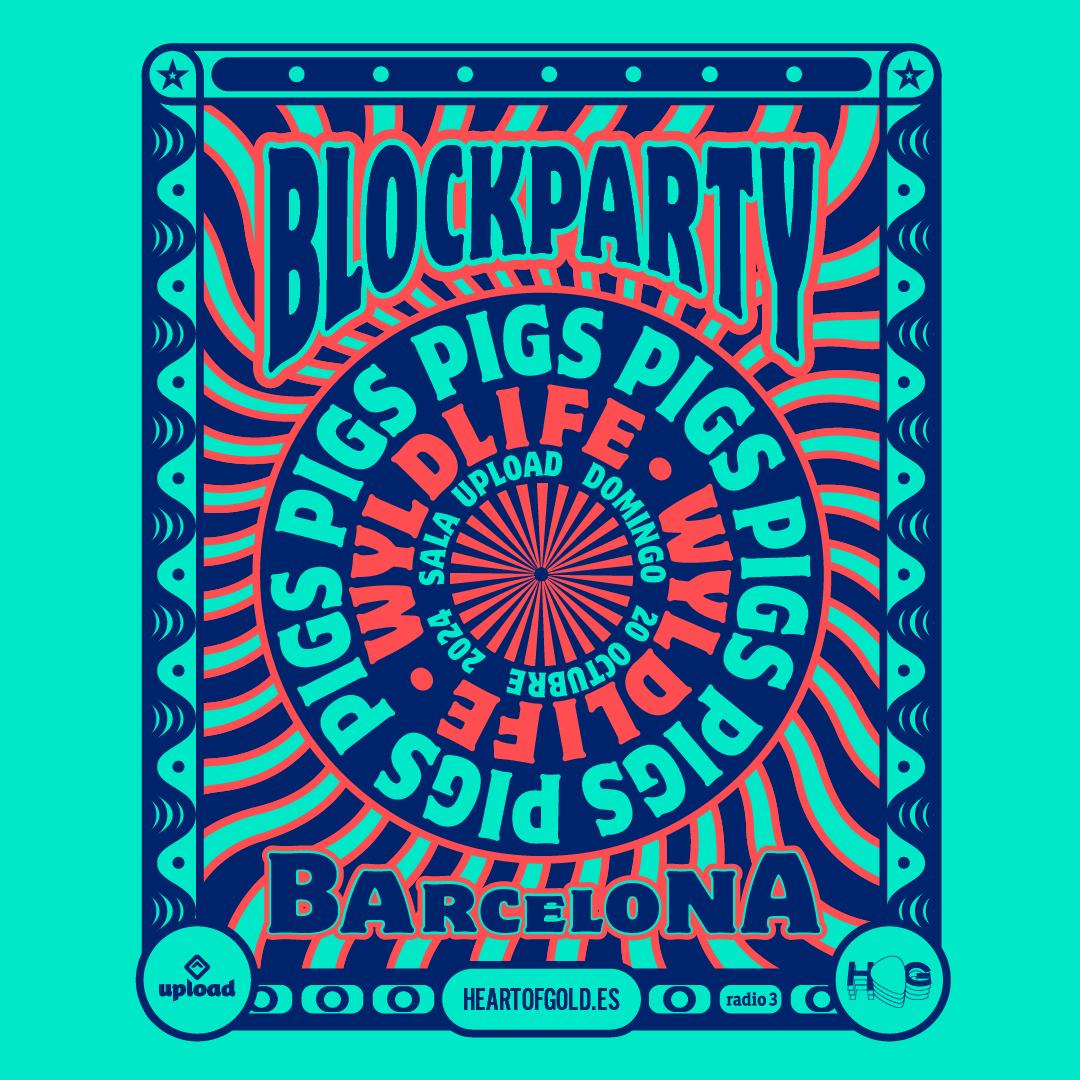Promotional photograph of Blockparty Barcelona presenta a Pigs Pigs Pigs Pigs Pigs Pigs Pigs + Wyldlife.