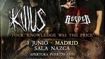 Killus + Bloodhunter + Reeper concert in Madrid