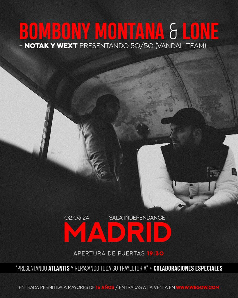 Fotografía promocional de Bombony Montana & Lone - Madrid