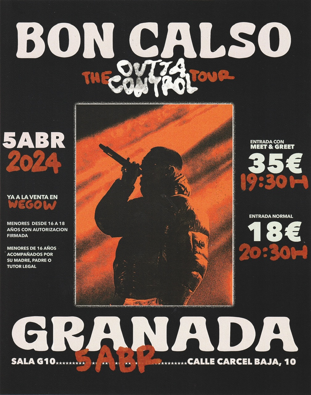 Fotografía promocional de Bon Calso en Granada