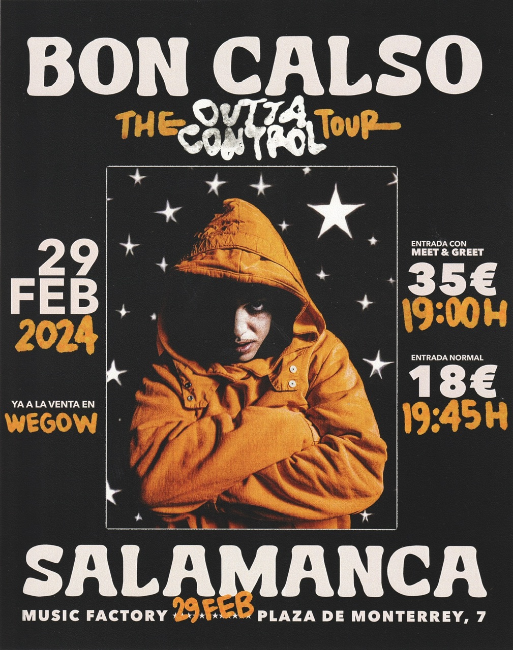 Fotografía promocional de Bon Calso en Salamanca