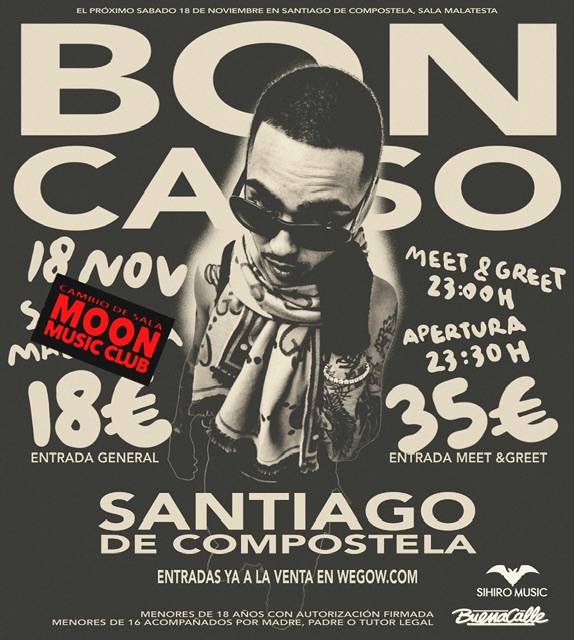 Fotografía promocional de Bon Calso en Santiago de Compostela