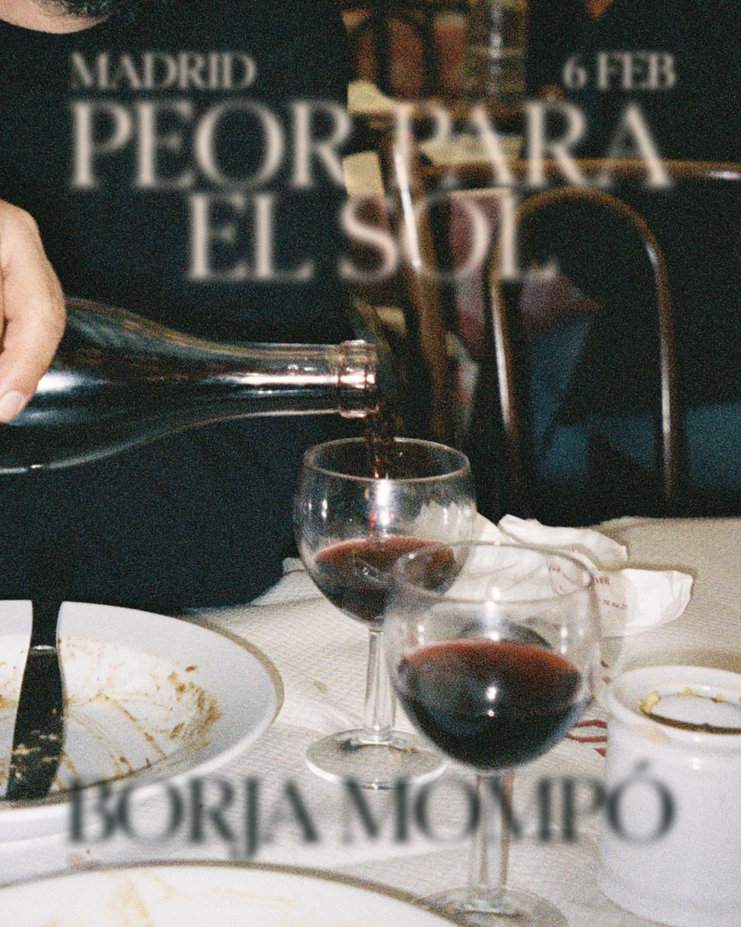 Fotografía promocional de Borja Mompó en concierto -  Madrid