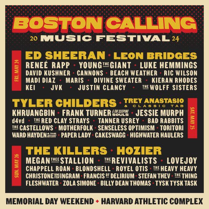 Fotografía promocional de Boston Calling Music Festival 2024