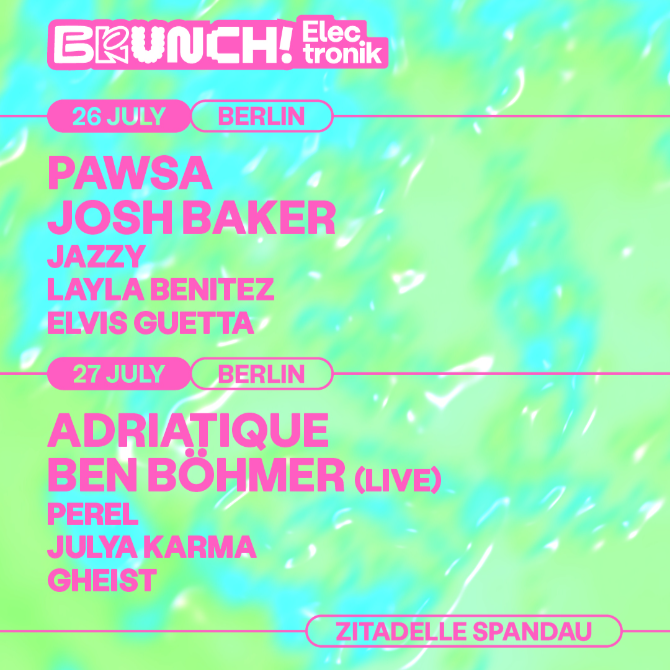 Promotional photograph of Brunch Electronik Berlin.