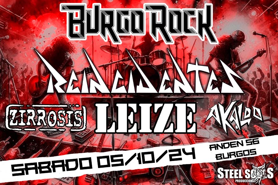 Fotografía promocional de BURGOROCK en Burgos