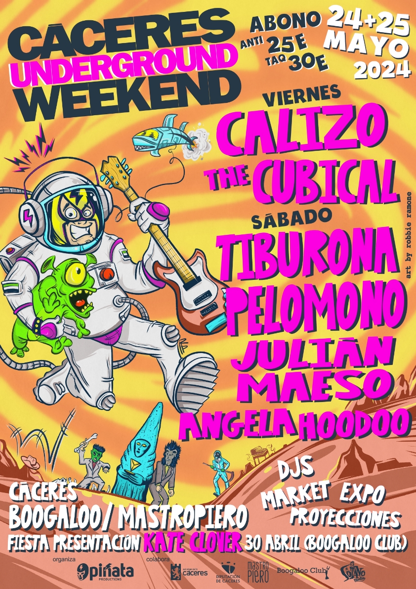 Fotografía promocional de Cáceres Underground Weekend 2024