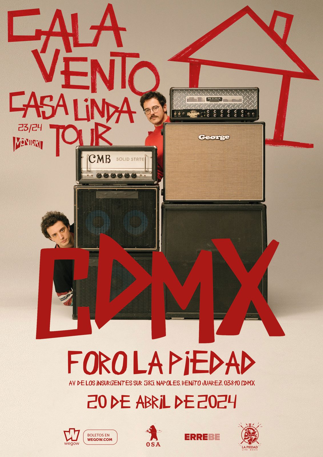 Fotografía promocional de Cala Vento en Ciudad de Mexico