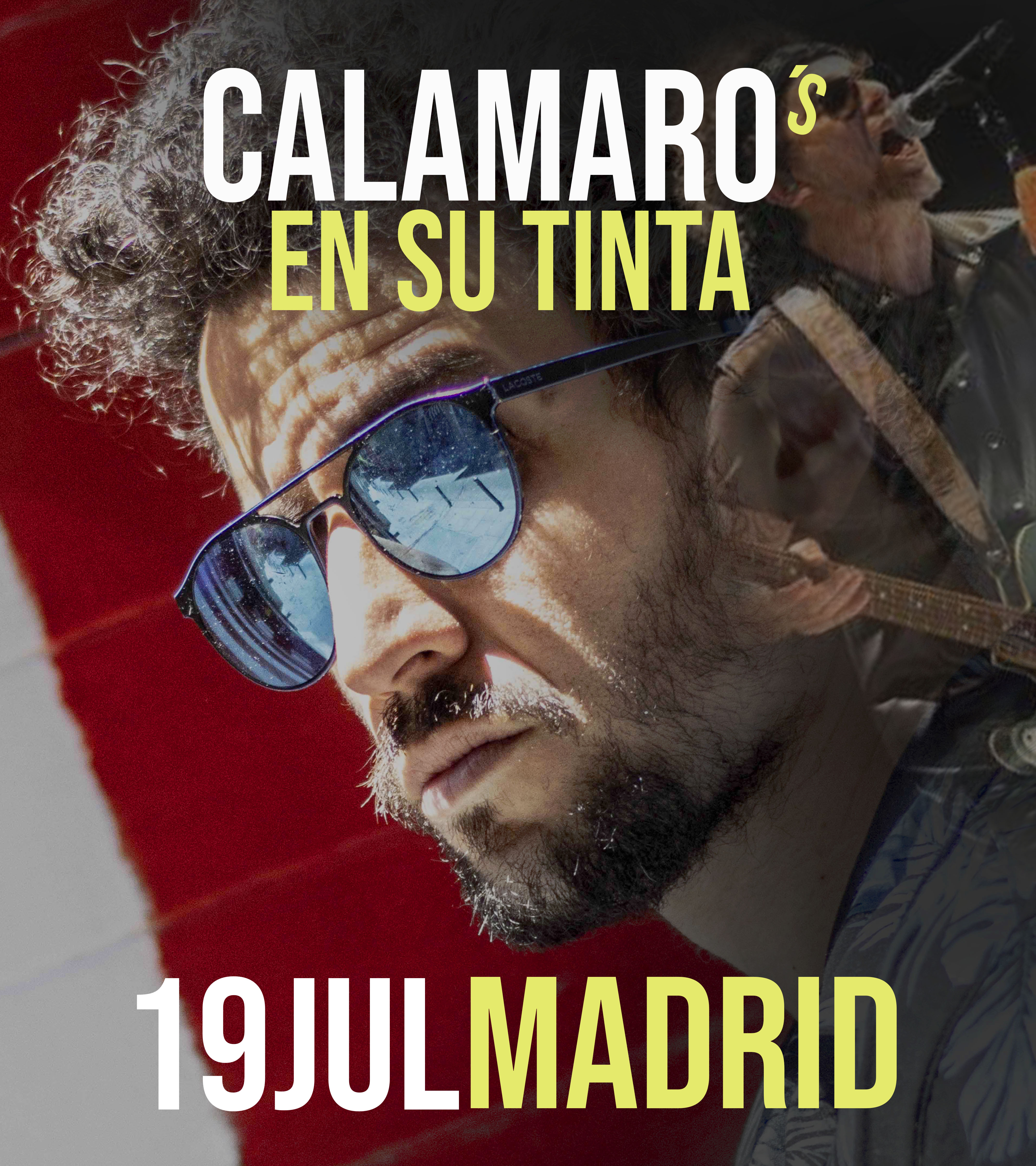 Promotional photograph of Calamaro´s en su Tinta en Madrid.