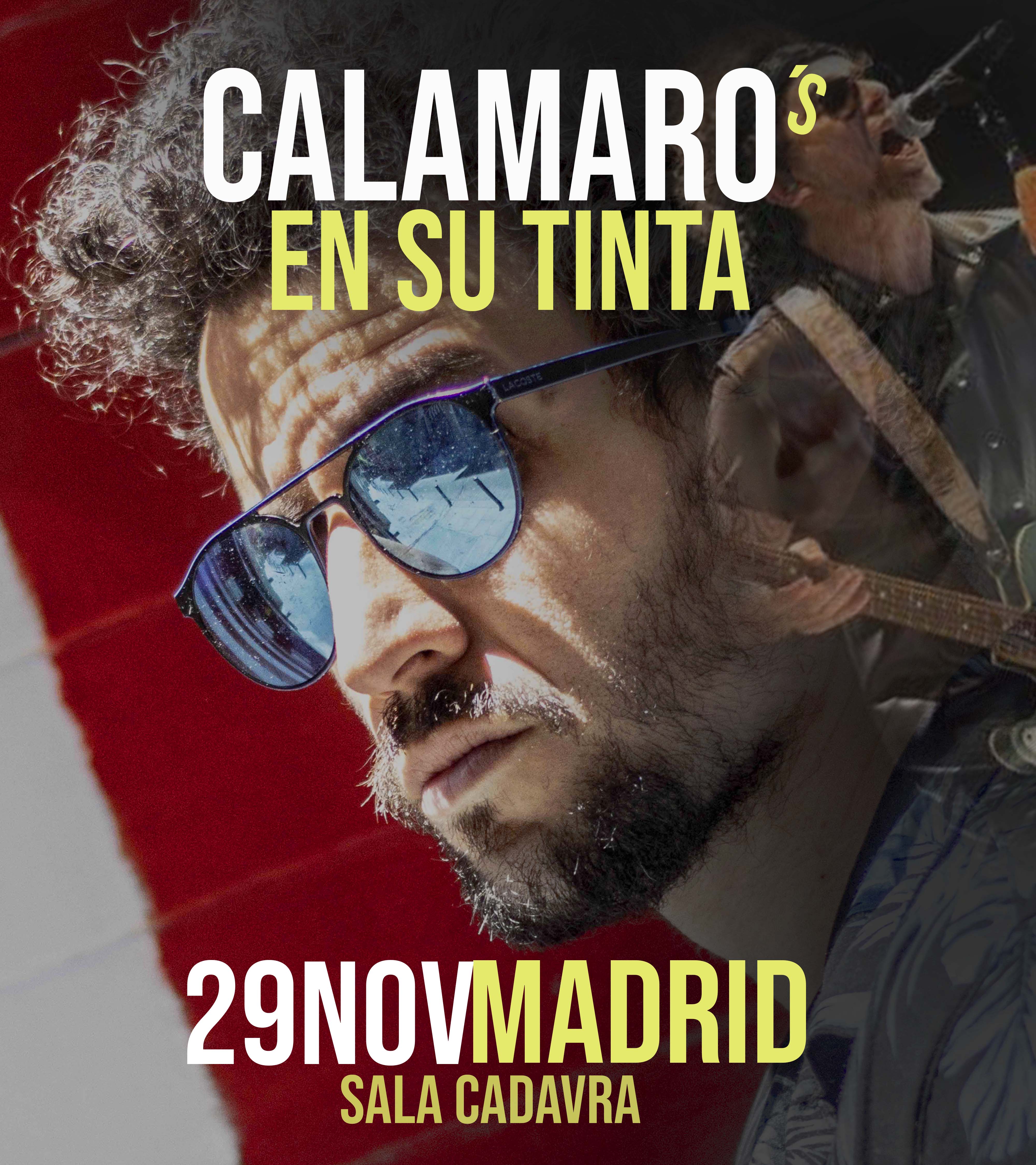 Fotografía promocional de Calamaro´s en su Tinta en Madrid