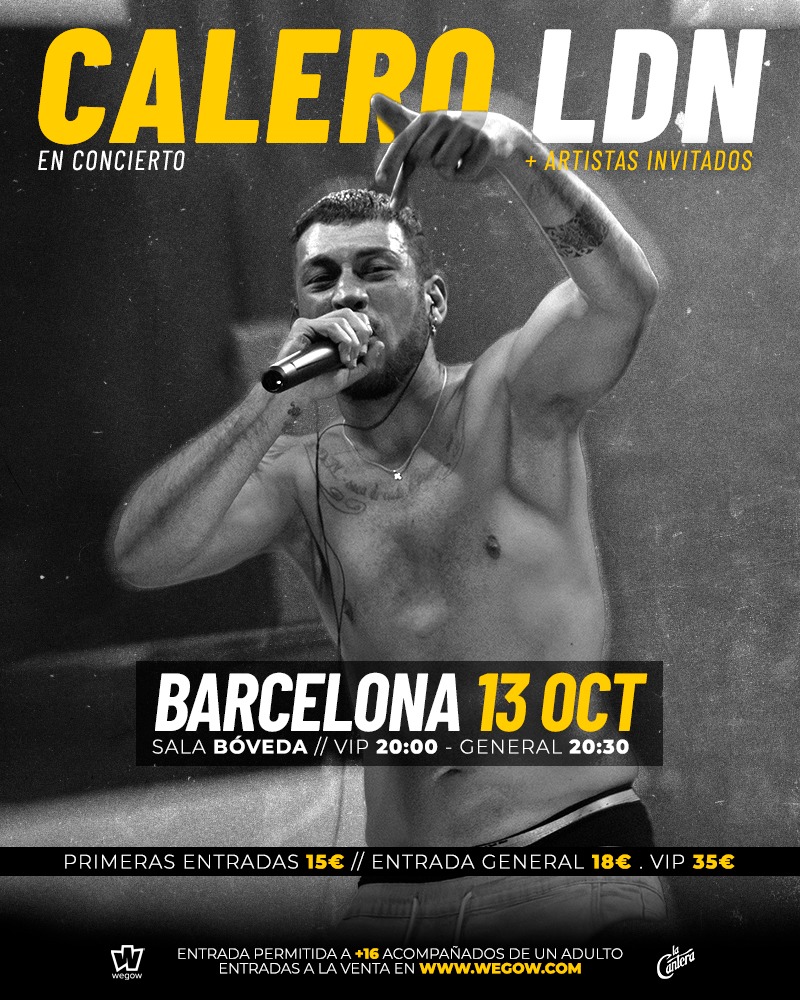 Fotografía promocional de Calero LDN - Barcelona