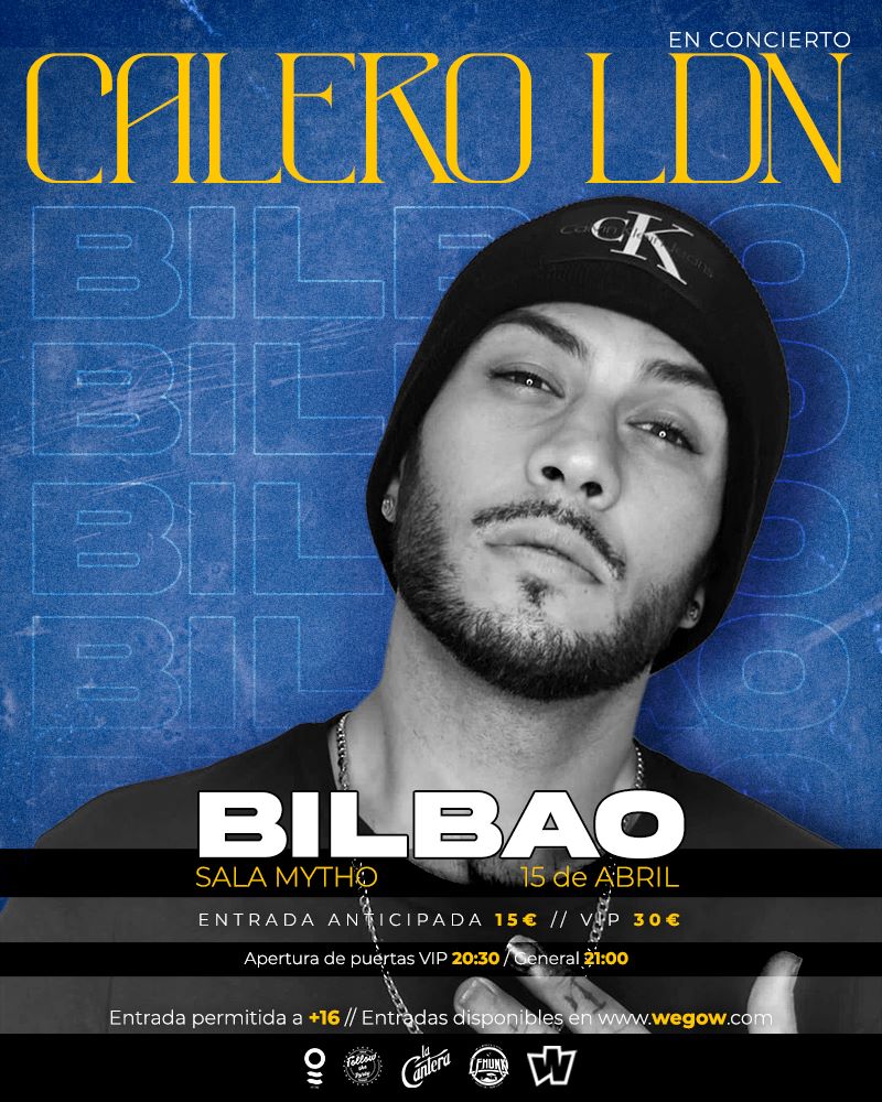 Fotografía promocional de Calero LDN en Bilbao - Sala Mytho