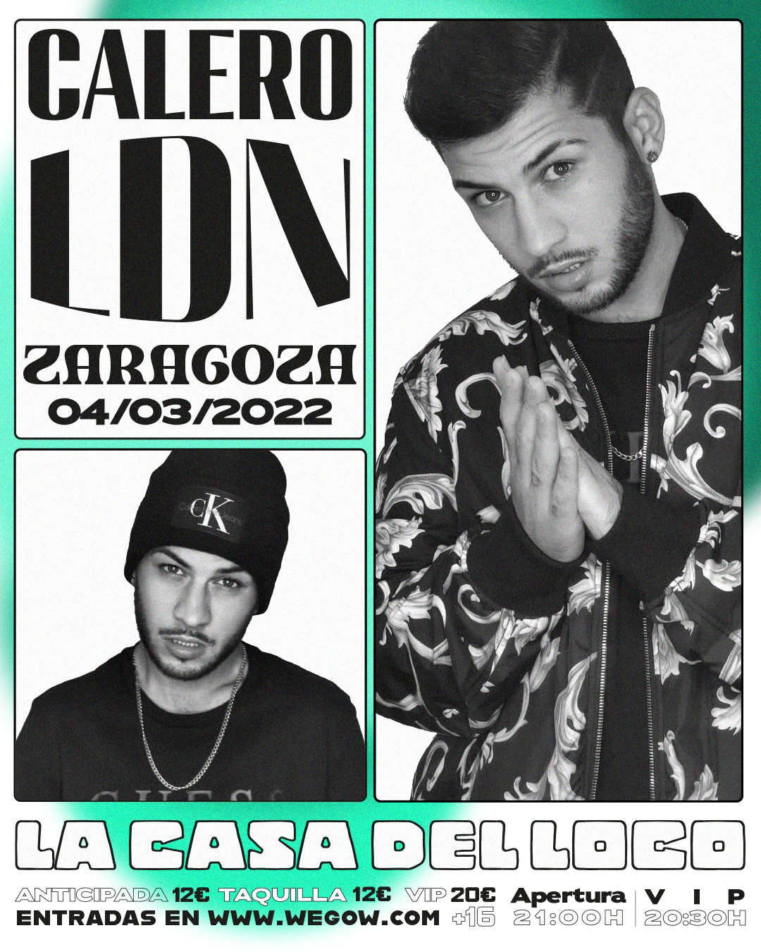 Fotografía promocional de Calero LDN en Zaragoza