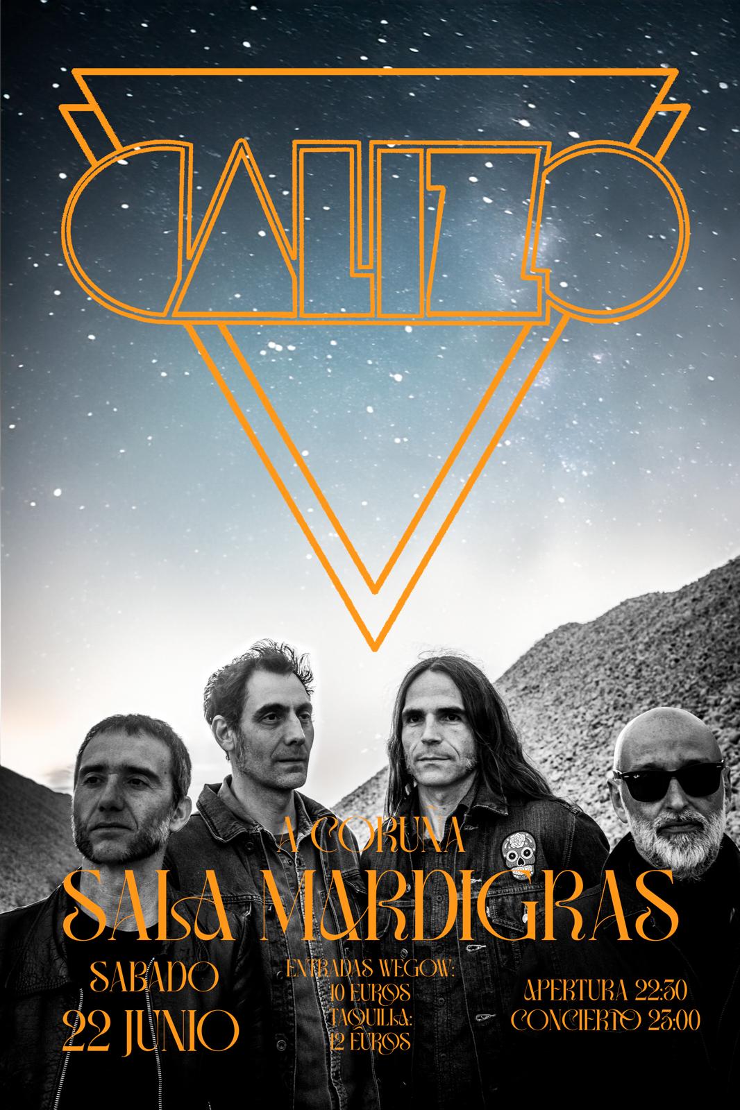 Promotional photograph of Calizo en A Coruña.