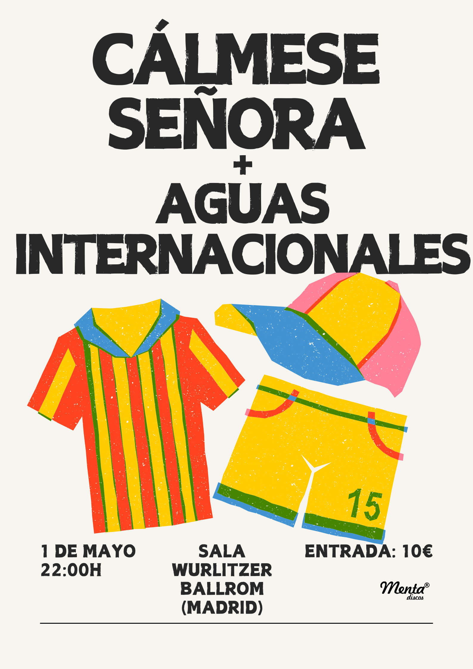 Fotografía promocional de Cálmese Señora + Aguas Internacionales