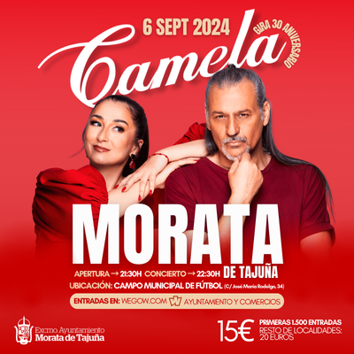 Fotografía promocional de CAMELA en Morata de Tajuña | Fiestas Patronales 2024