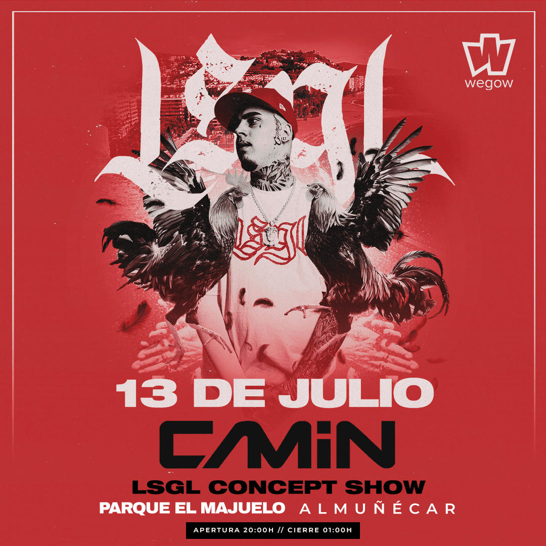 Fotografía promocional de Camin "LSGL CONCEPT SHOW" en Almuñécar