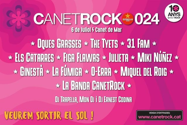 Fotografía promocional de Canet Rock 2024