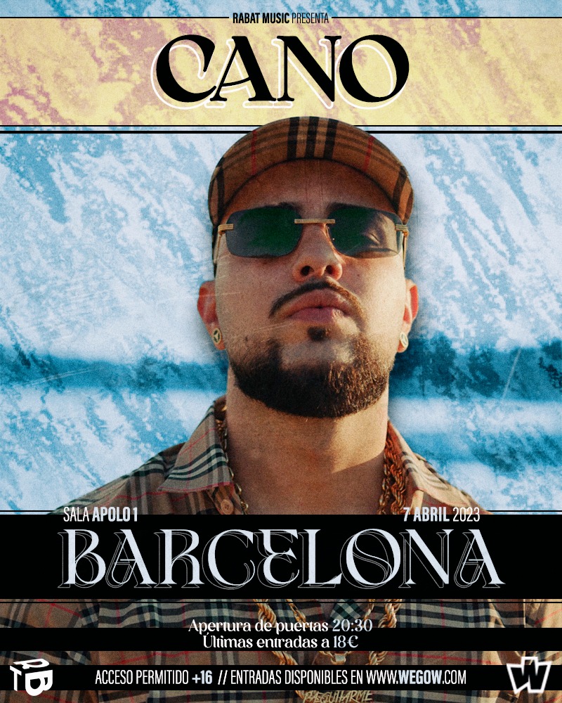 Fotografía promocional de Cano en Barcelona - Sala Apolo