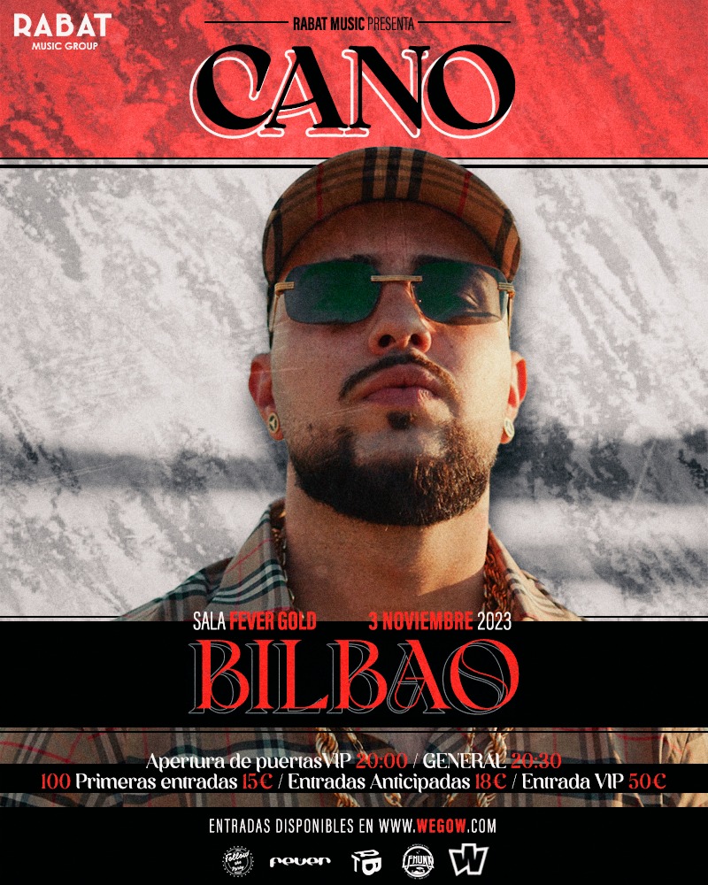 Fotografía promocional de Cano en Bilbao - Sala Fever Gold