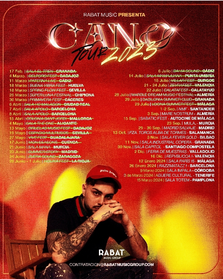 Fotografía promocional de Cano en Granada - Sala Copera