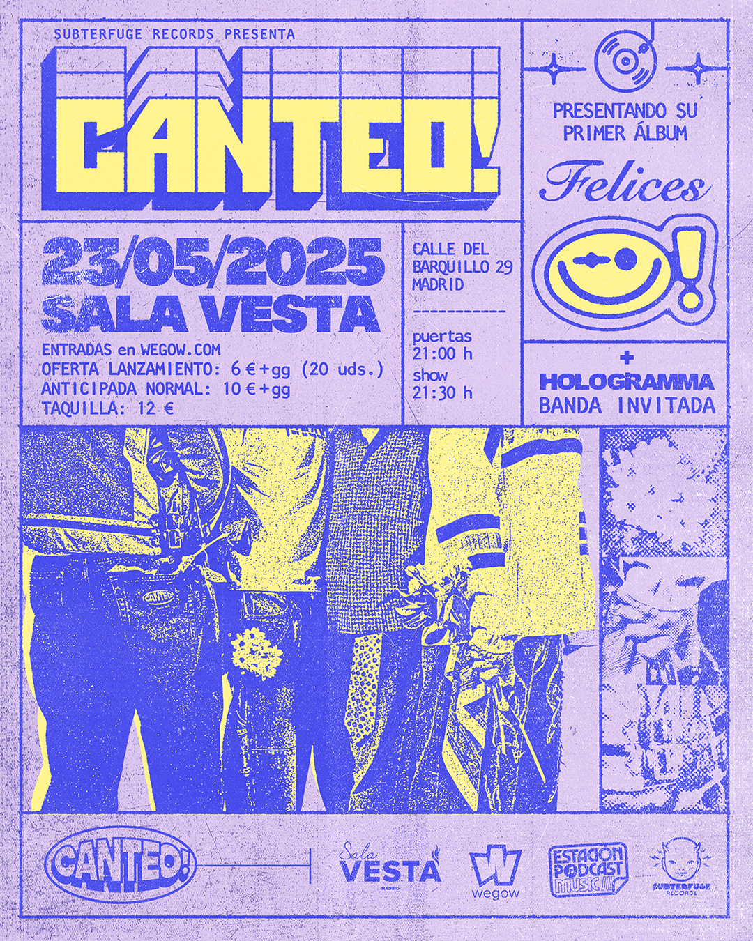 Fotografía promocional de CANTEO! + HOLOGRAMMA en Madrid