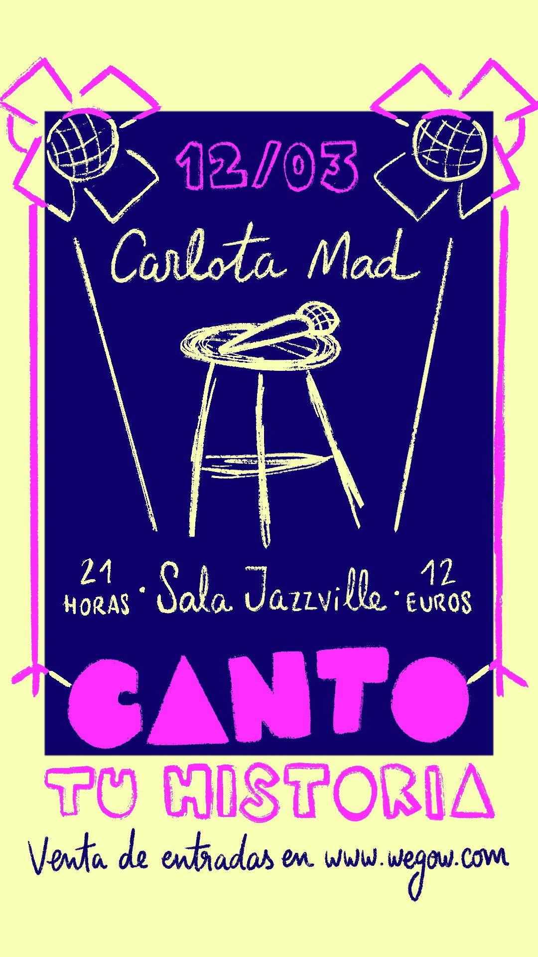 Fotografía promocional de Canto Tu Historia: Carlota Mad