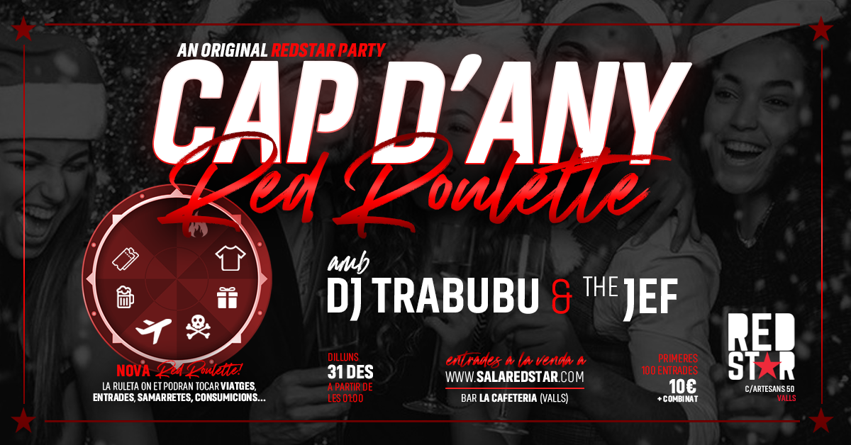 Fotografía promocional de Cap d'Any Red Roulette 2019 a la RedStar