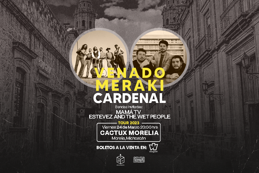 Fotografía promocional de Cardenal + Venado Meraki en Cactux Morelia