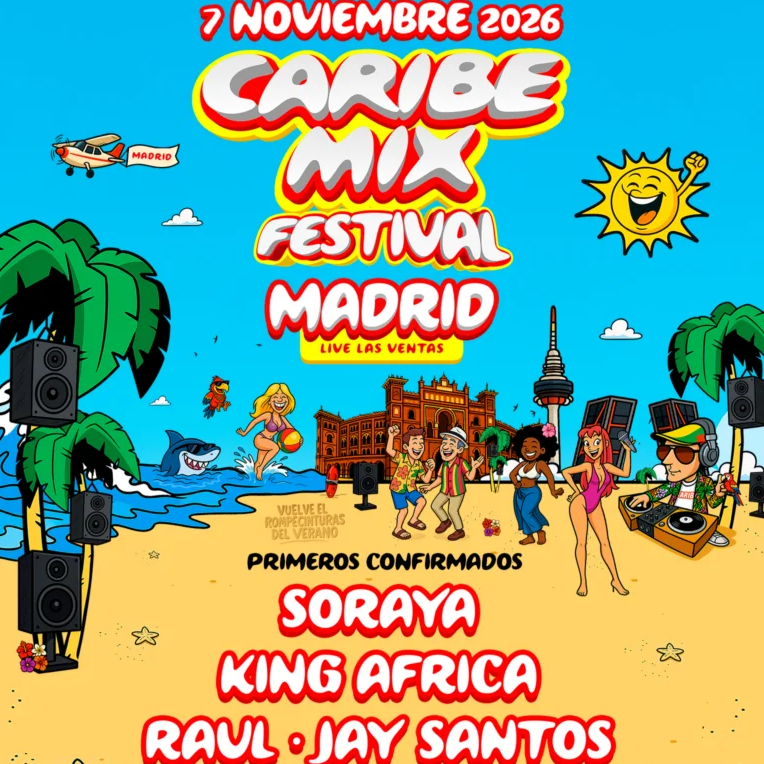 Fotografía promocional de Caribe Mix Festival Madrid