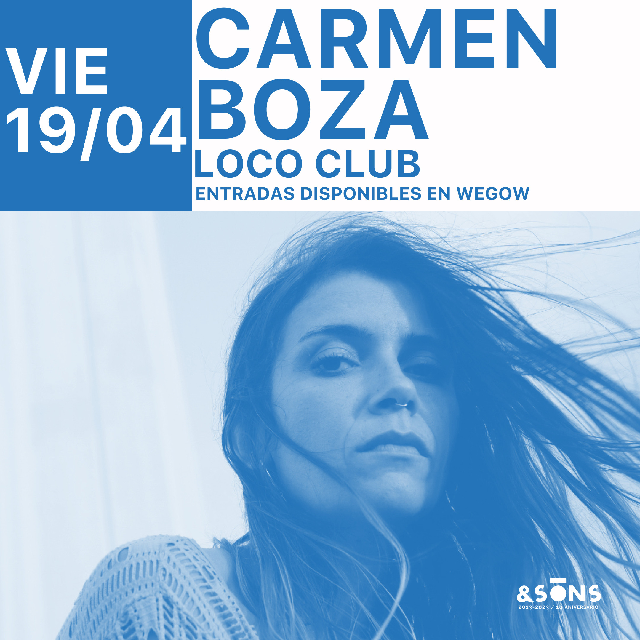 Fotografía promocional de Carmen Boza en Valencia