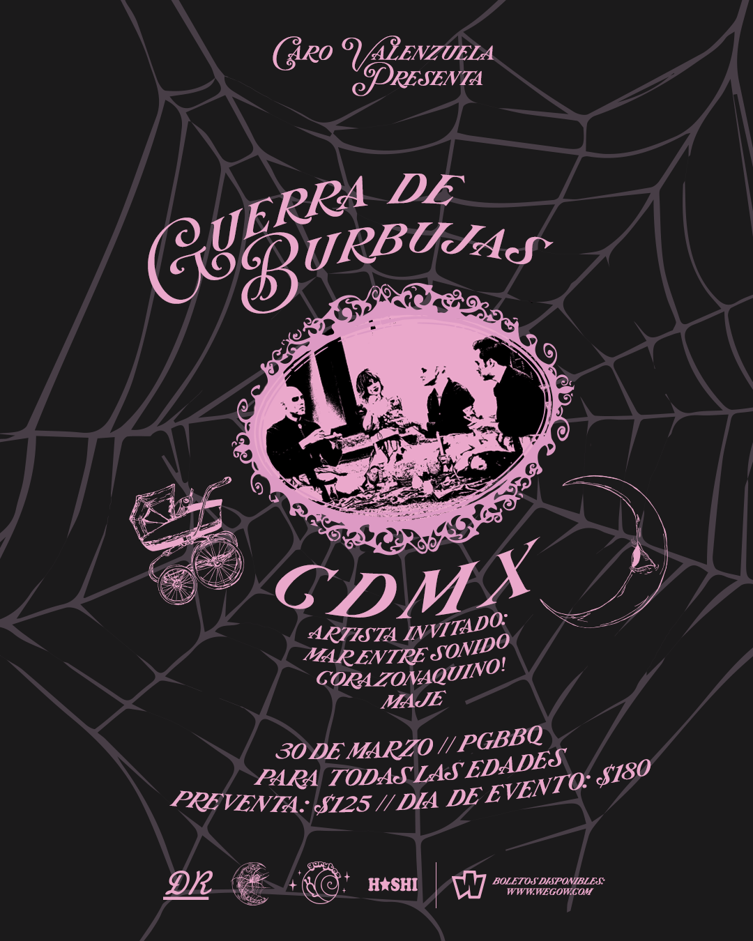 Fotografía promocional de Caro Valenzuela - Guerra de Burbujas Tour - CDMX