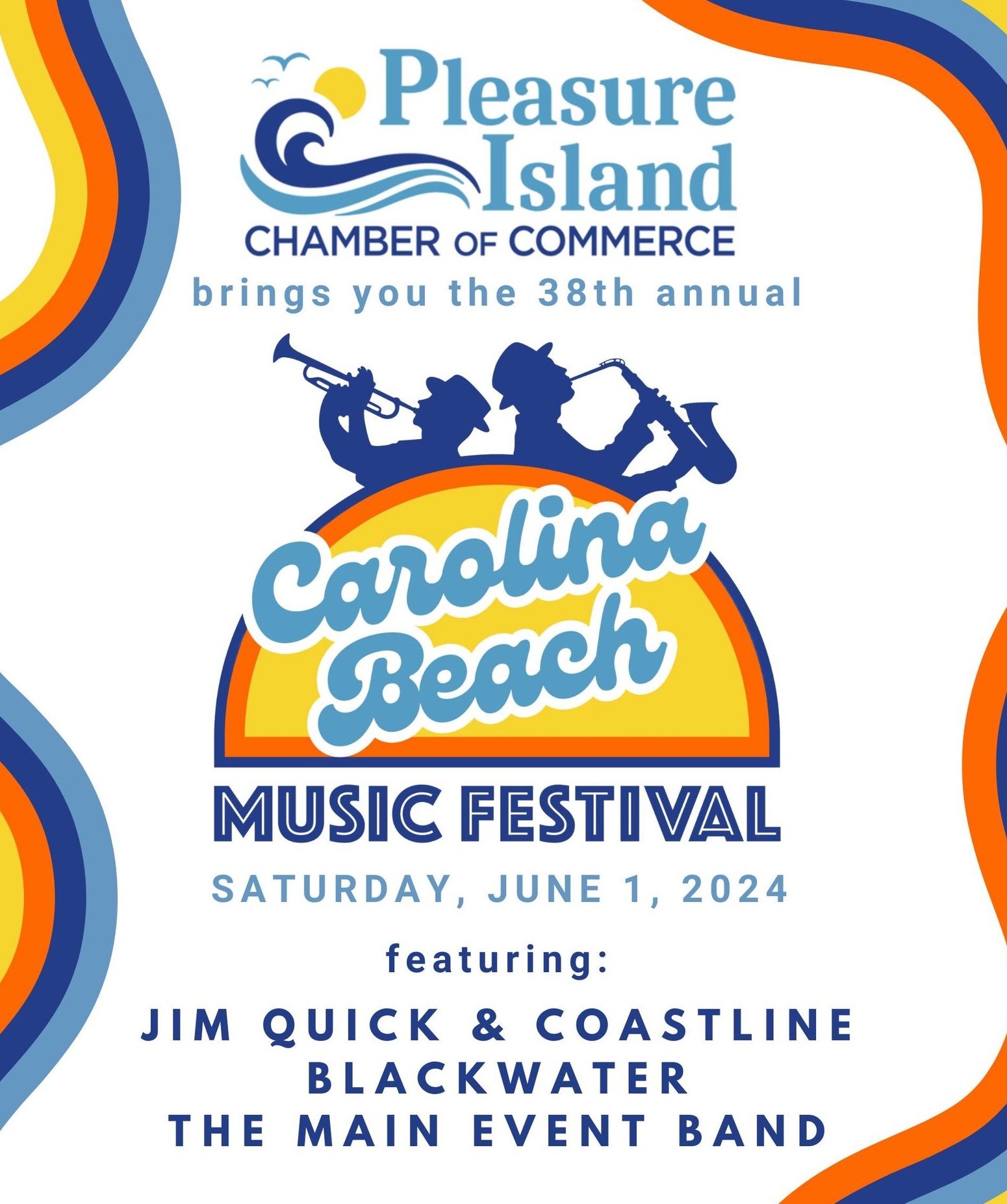 Fotografia promocional de Carolina Beach Music Festival 2024.