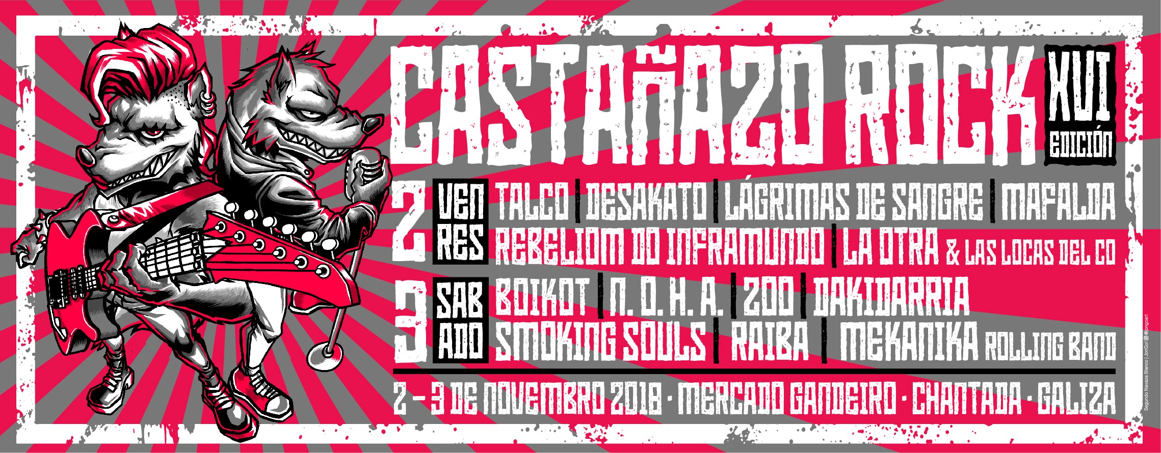 Fotografía promocional de Castañazo Rock 2018