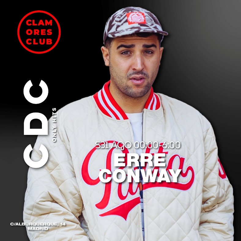Fotografía promocional de CDC: (Clamores Dance Club) Erre Conway (Only hits)