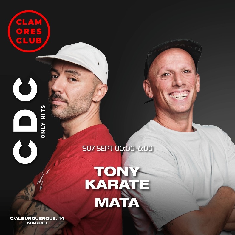 Fotografía promocional de CDC: Clamores Dance Club (Only Hits) Tony Karate & Mata
