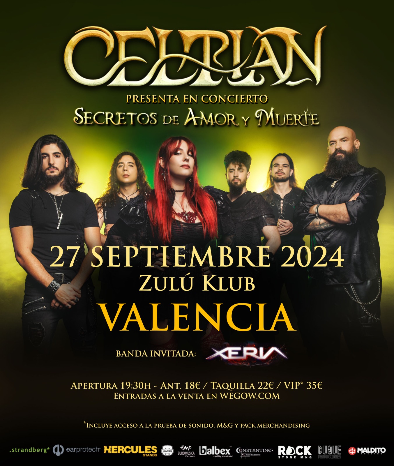Fotografía promocional de CELTIAN presenta su tercer disco  “Secretos de Amor y Muerte” en Valencia