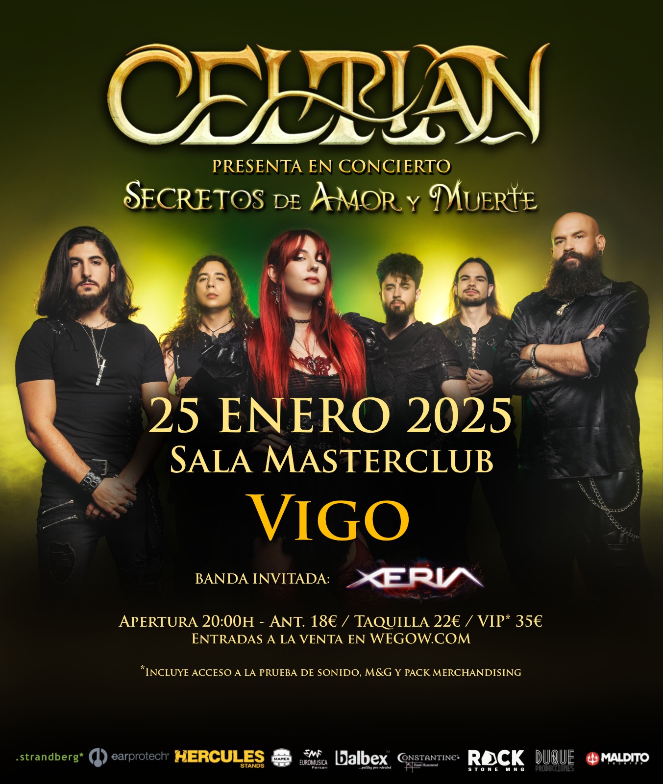 Fotografía promocional de CELTIAN presenta su tercer disco, “Secretos de Amor y Muerte”, Vigo