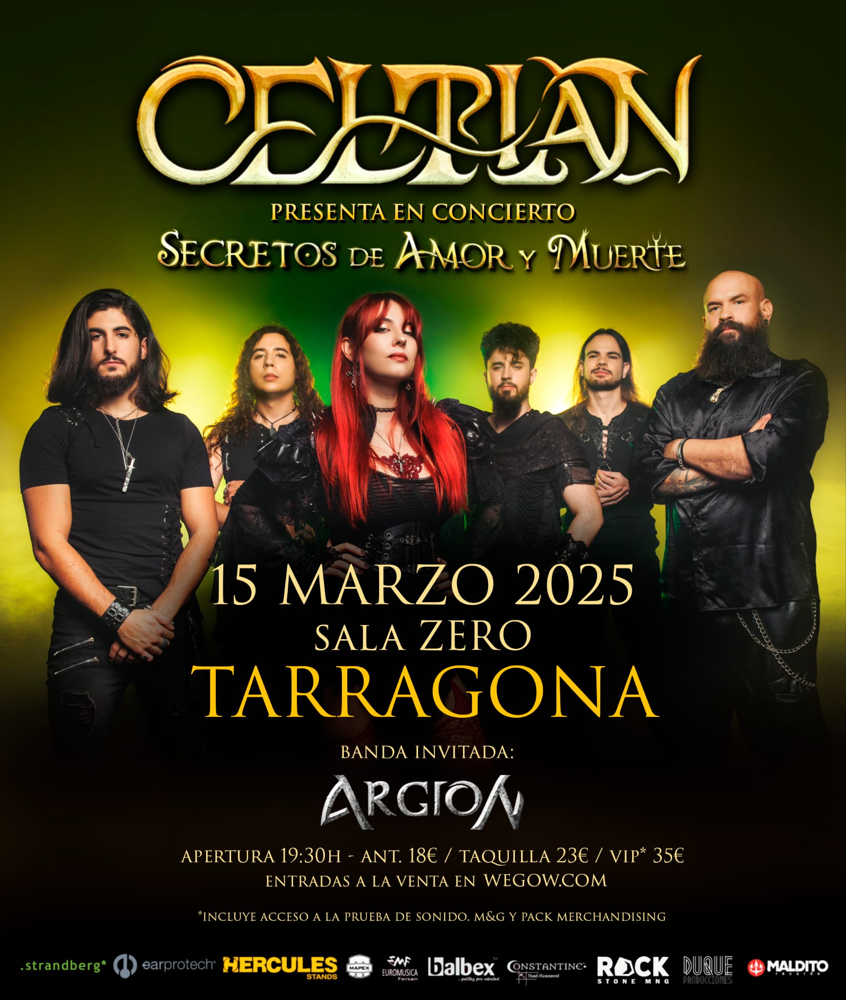 Promotional photograph of Celtian y Argion en Tarragona.