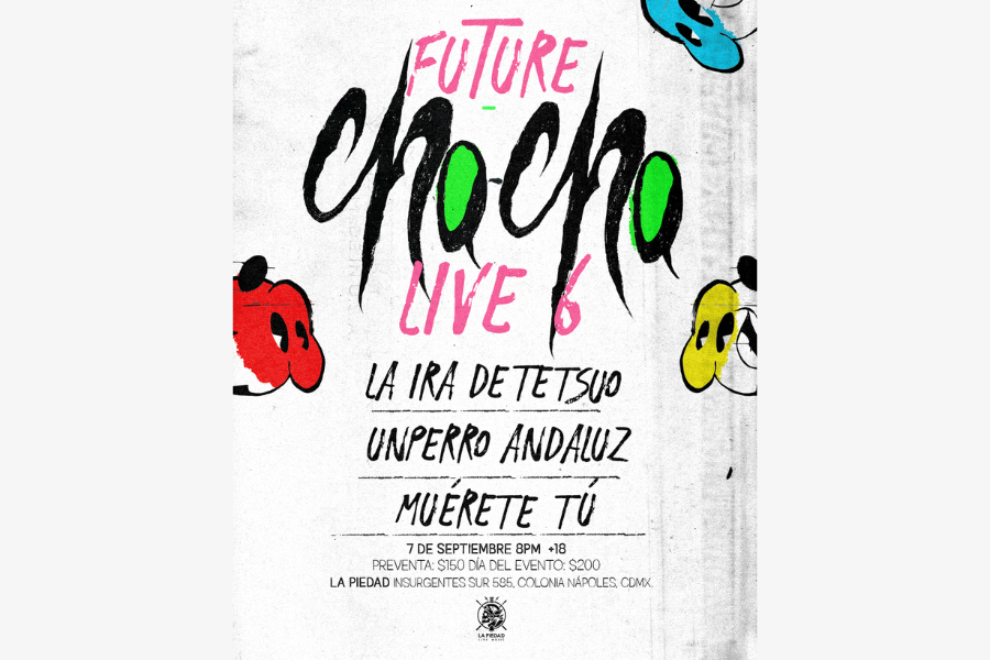 Fotografía promocional de Cha Cha Live 6 en La Piedad Live Music