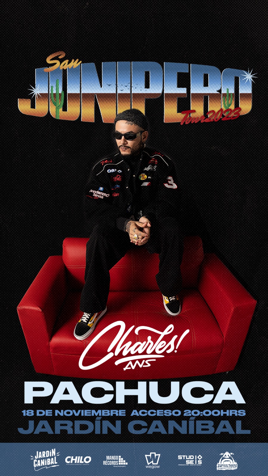 Fotografía promocional de Charles Ans Pachuca 2023