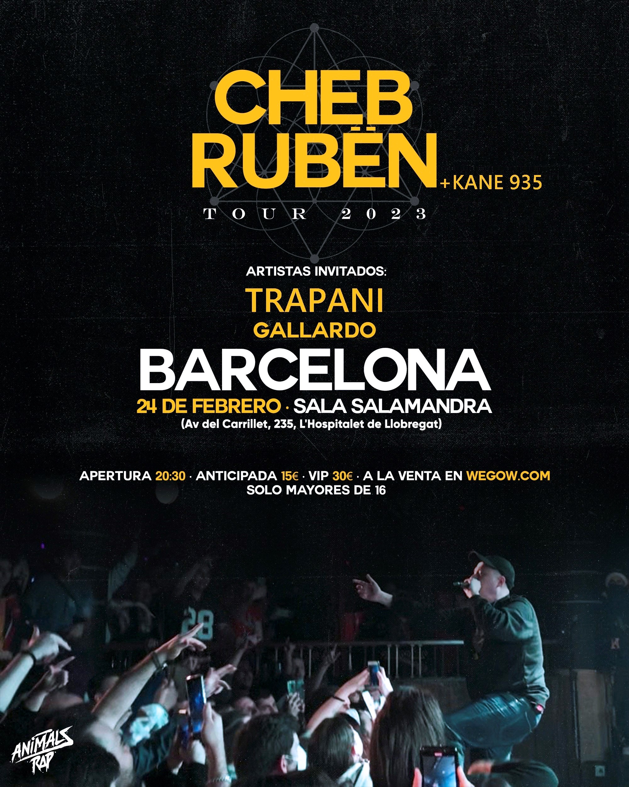 Fotografía promocional de Cheb Ruben en Barcelona - Sala Salamandra