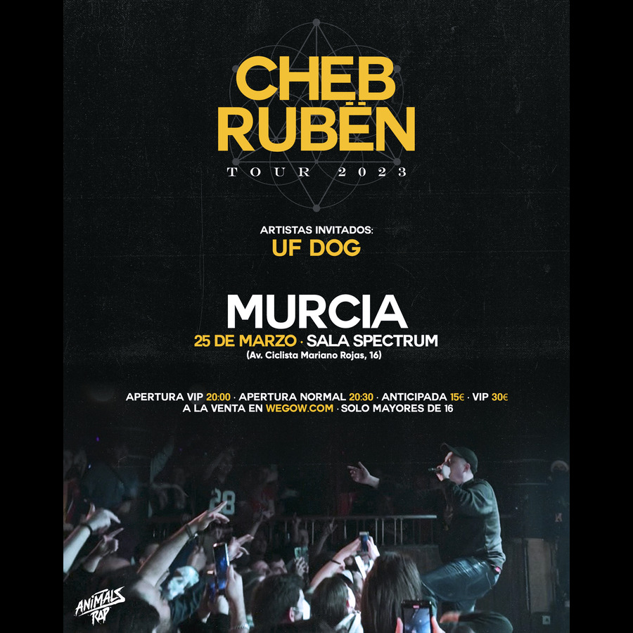 Fotografía promocional de Cheb Ruben en Murcia - Sala Spectrum