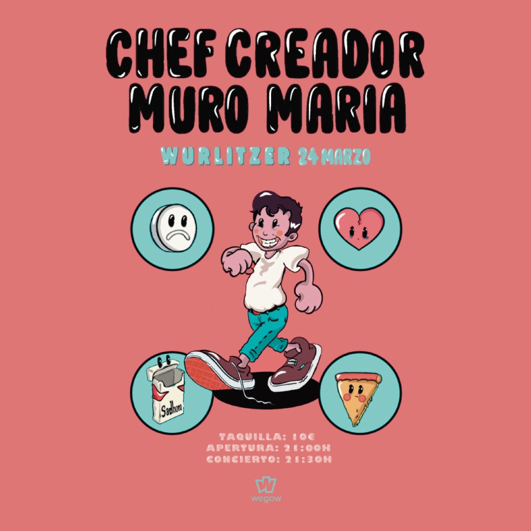 Promofoto von Chef Creador y Muro María en Madrid.